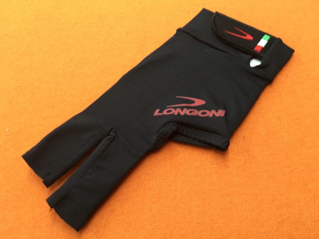 GLOVE LONGONI BLACK FIRE LARGE. California Billiards Longoni