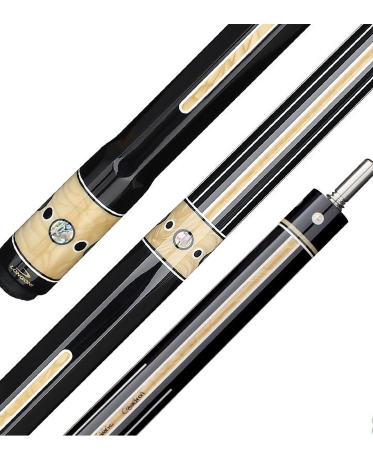 LONGONI CAROM CUE AMALIA OCTAGONAL BUTT VP2 JOINT WITH S30 E71 SHAFTS ...