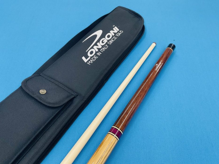 LONGONI CAROM CUE GINEVRA TO PLAY “ LIBRE “ WITH CASE ** 16.5 oz. & 11 ...
